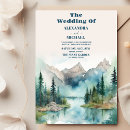 Search for simple mountain wedding invitations Lakeside