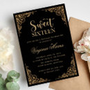 Search for chic sweet 16 invitations Unique