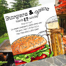 Search for burgers and beer invitations Hamburger
