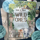 Search for monkey 1st birthday invitations Watercolor