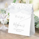 Search for silver favour boxes Script