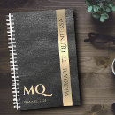 Search for leather planners Black and gold
