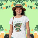 Search for st patricks day girls tshirts Green