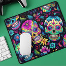 Search for sugar skull mouse mats Dia de los muertos