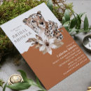 Search for leopard bridal shower invitations Floral