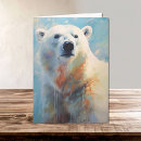 Search for white polar bear cards Arctic