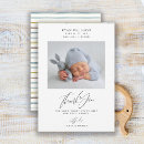 Search for newborn thank you cards Modern calligraphy script