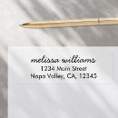 Search for classic black and white return address labels Elegant