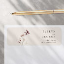 Search for whimsical floral return address labels Modern