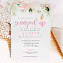Search for scooped up bridal shower invitations Ice cream