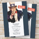 Search for uncle sam invitations Watercolor