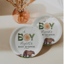 Search for woodland plates Boy baby shower