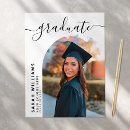 Search for graduation announcement postcards Modern