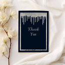 Search for blue and silver thank you cards Celebration