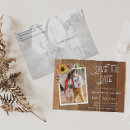 Search for spring save the date postcards Wood