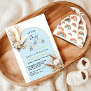 Search for beige blue baby shower invitations Pampas grass