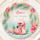Search for beach baby shower plates Hawaiian