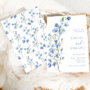Search for minimalist dusty blue invitations Floral