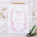 Search for tea party baby girl shower invitations Time for tea