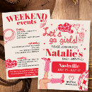 Search for country hen party invitations Let's go girls