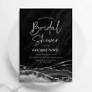 Search for black and silver bridal shower invitations For her