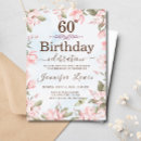 Search for 60 and fabulous invitations Watercolor