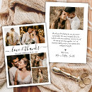 Search for modern font postcards Love and thanks