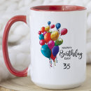 Search for birthday balloons mugs Watercolor