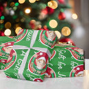 Search for elf christmas wrapping paper From santa
