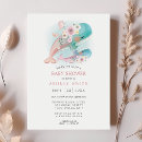 Search for whale baby girl shower invitations Under the sea