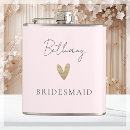 Search for bridesmaids flasks Blush pink
