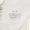 Search for couple address rubber stamps Formal