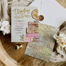 Search for map bridal shower invitations Love is a journey