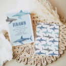 Search for great white shark invitations Under the sea