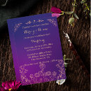 Search for magenta floral wedding invitations Bold