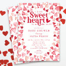 Search for sweetheart baby shower invitations Modern