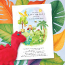 Search for dino baby shower invitations Cute