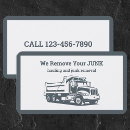 Search for dump truck business cards Garbage