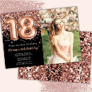 Search for rose birthday invitations Modern