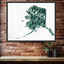 Search for alaska map posters State