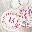 Search for watercolor flower key rings Modern
