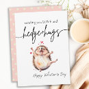 Search for hedgehog valentines day cards Hedgehugs