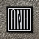 Search for 3 square badges Black and white