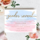 Search for foil gender reveal invitations Mother to be