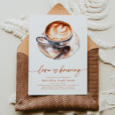 Search for love is brewing invitations Brunch