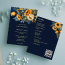Search for navy blue and sunflower wedding invitations Elegant
