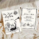 Search for the night before invitations Minimalist