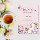 Search for tea time bridal shower invitations Blush pink