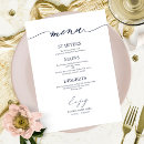 Search for navy blue wedding menus Dinner