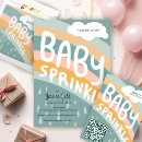 Search for rainbow baby sprinkle invitations Gender neutral